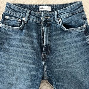 Zara jeans split slim jeans